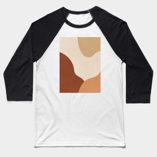 Simple Organic Abstract Shapes Baseball T-Shirt